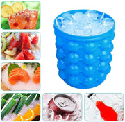 Silicone Ice Cube Bucket Mold